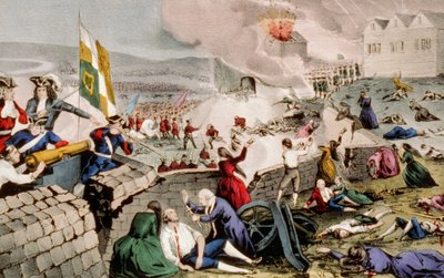 The Siege of Limerick, 1848 by N. and Ives, J.M. Currier